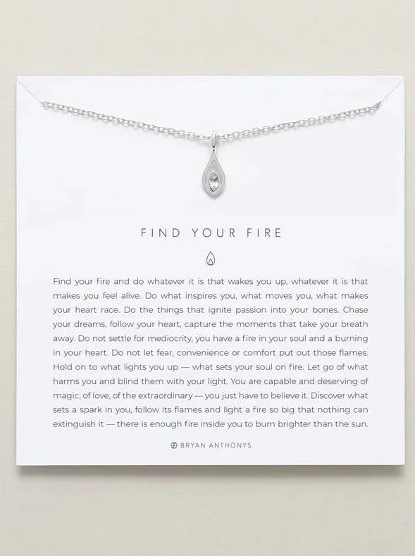 Bryan Anthonys Find Your Fire Pendant Necklace in Gold