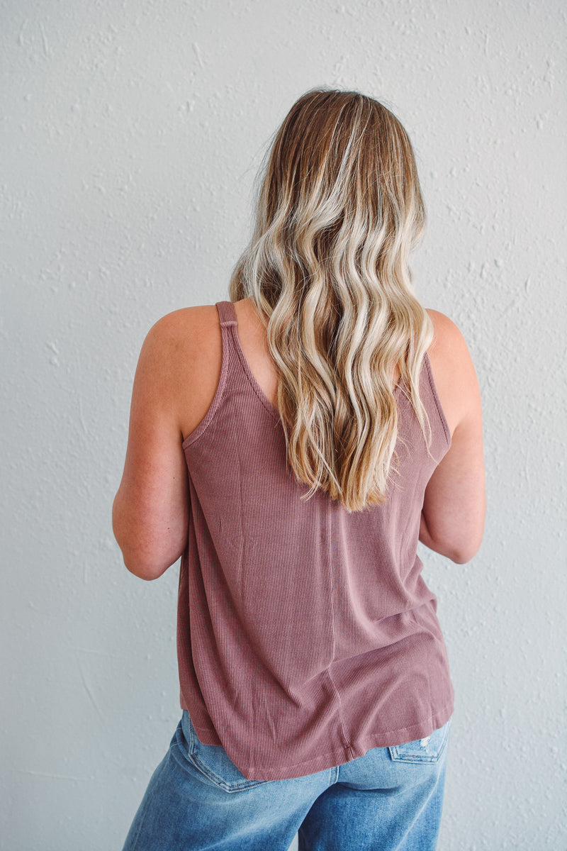 Boardwalk Tank Mauve