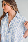 Misty Gingham Top