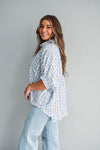 Misty Gingham Top