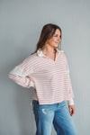 Capri Striped Pink Top