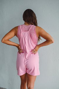 Jersey Pink Romper