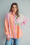 Sherbet Bliss Button Top