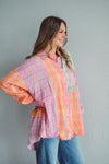 Sherbet Bliss Button Top