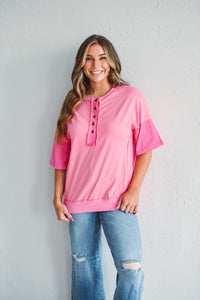 Kelly Pink Top