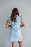 Powder Blue Ruffle Dress