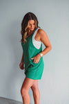 Jersey Green Romper