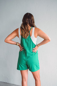 Jersey Green Romper