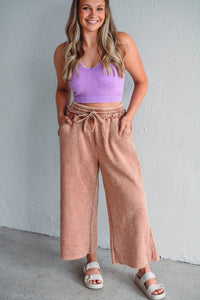 Palazzo Pants Brown