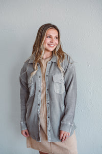 Willow Waffle Slate Jacket