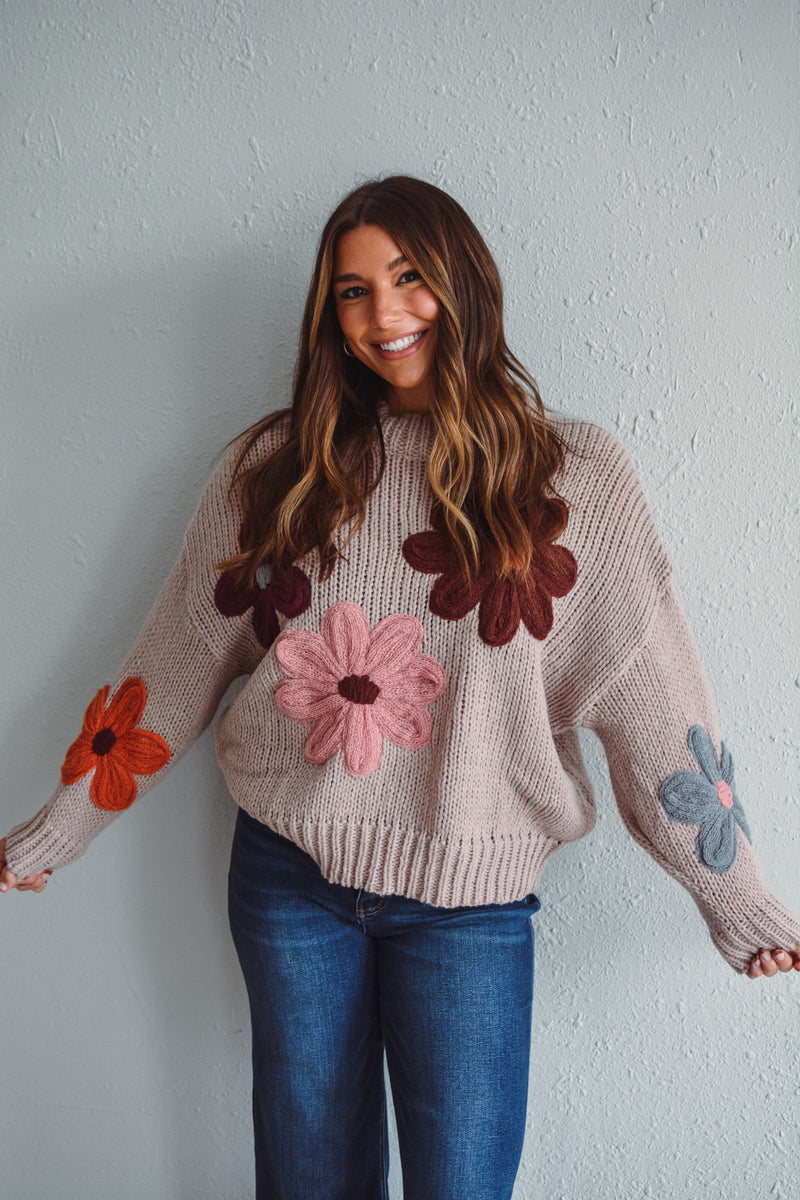 Petal Knit Pullover