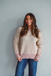 Cozy Blend Pink Sweater