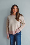 Cozy Blend Pink Sweater