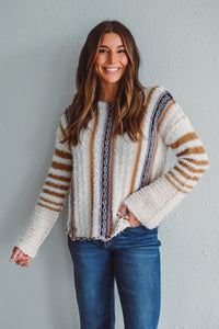 Feeling Foxy Fringe Sweater