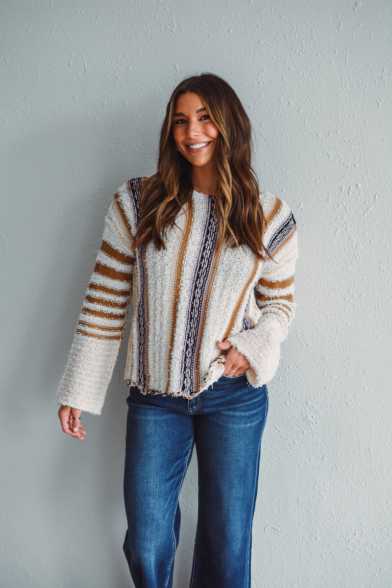 Feeling Foxy Fringe Sweater