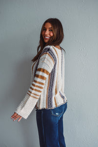 Feeling Foxy Fringe Sweater