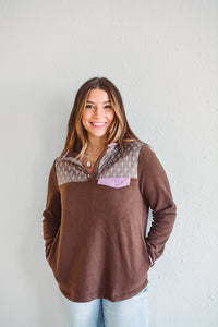 Botanical Brown Pullover