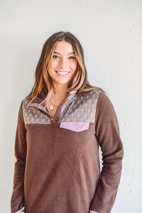 Botanical Brown Pullover