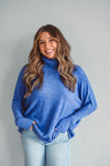 Holly Blue Brushed Sweater