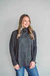 Holly Black Brushed Sweater