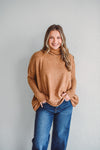 Holly Camel Brushed Sweater