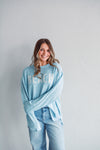 Baby Blue Beach Sweater