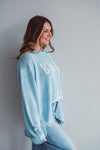 Baby Blue Beach Sweater