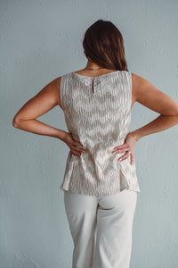 Champagne Elegance Top