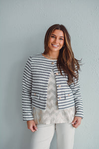 Laira Striped Cardi