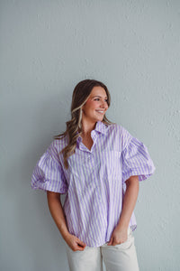 Sophia Lavender Blouse