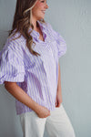 Sophia Lavender Blouse