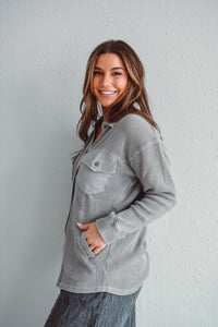 Willow Waffle Slate Jacket