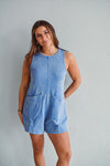 Fun & Flutter Blue Romper