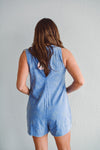 Fun & Flutter Blue Romper