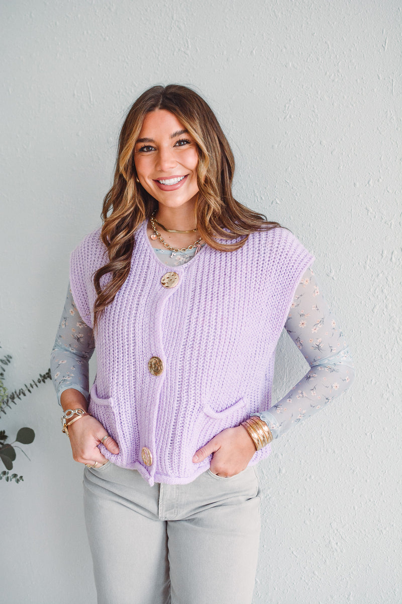 Kora Vest Lavender