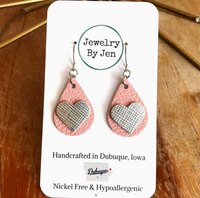 Heart Teardrop Earrings