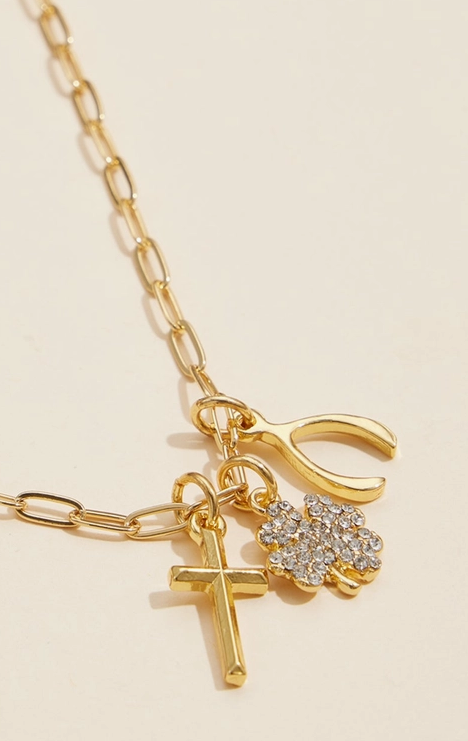 Cross Charm Necklace