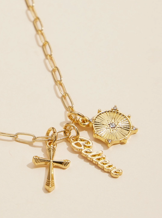 Believe Charm Necklace