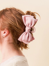 Satin Bow Clip