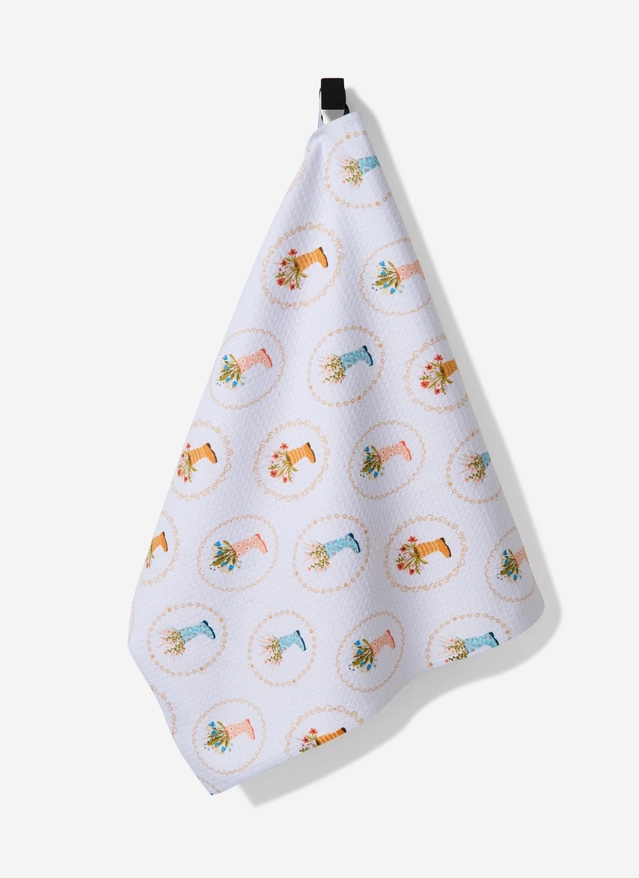 Rainboots Tea Towel