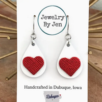 Heart Teardrop Earrings